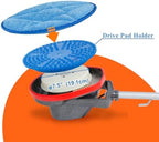 HHQ Microfiber Carpet Bonnet Pads Compatible with Oreck Orbiter Pads and Brushes, 12" & 13" Floor Buffer Pads, 2 Pack - Image 4