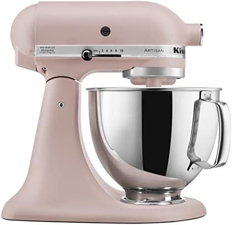 KitchenAid Artisan, 5-Qt Tilt Head Stand Mixer, KSM150PS, Feather Pink by Unknown