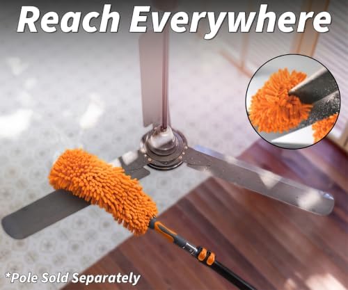 Flexible Ceiling Fan Cleaner Duster for High Ceiling (Pole Sold Separately) - Image 4