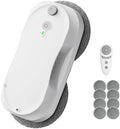 2026 Updated Window Cleaning Robot - Enhanced Battery, Max 6400Pa, Path Planning, Anti-Slipping, Edge Detection, Window Cleaner Robot for High-Rise Windows (2 pairs of nozzles, 10 cloths) (White) by FreeYourHandsSmartLiving