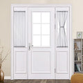 MIULEE Light Grey 25 x 40 Inches Sidelight Sheer Door Curtains by MIULEE