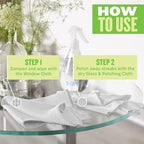E-Cloth Window and Glass Cleaner Kit, Just Add Water - 2 Kits - Image 2