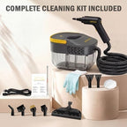 Handheld Steam Cleaner for Home & Car Detailing, 1600W Multi-Purpose Steamer, 1.69QT Large Tank Deep Cleaning Machine with 15 Accessories for Grout, Tile, Furniture - Image 7