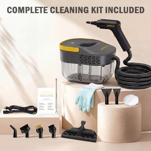 Handheld Steam Cleaner for Home & Car Detailing, 1600W Multi-Purpose Steamer, 1.69QT Large Tank Deep Cleaning Machine with 15 Accessories for Grout, Tile, Furniture - Image 7