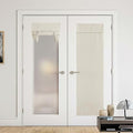 NICETOWN Natural Linen Blended Door Curtain - Privacy French Shade by NICETOWN