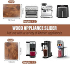 Appliance Slider 360° Rolling Tray for Coffee Maker, Under Coffee Maker Mat - Image 3