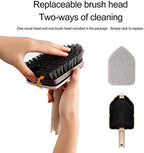 Eyliden Tub & Tile Scrubber Kit with Long Handle, 2 Different Cleaner Brush - Image 4
