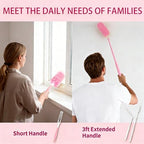 Pink Duster Refill for Swiffer Duster, 50 Count Disposable Dusters Kit - Image 3
