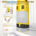 Rechargeable Window Vac, Electric Window Vacuum Squeegee, with 11 in. and 6.7 in. Squeegee Blades, Cordless Window Vacuum Cleaner Set for Cleaning Windows, Shower Doors, Mirrors, Tiles - Image 5