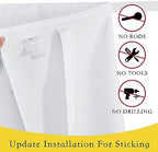 NICETOWN French Door Blackout Curtains, 100% Blackout Door Blinds - Image 3