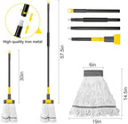 KeFanta 60" Heavy Duty Commercial Mops,Looped-End String Industrial Mop - Image 5