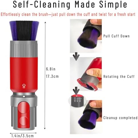 3-in-1 Vacuum Attachment Bundle for Dyson V15 V15s V12 V11 V10 V8 V7 Gen5 - Image 6
