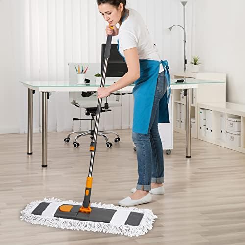 26" Commercial Dust Mop for Floor Cleaning, Heavy Duty Industrial Mop - Image 6