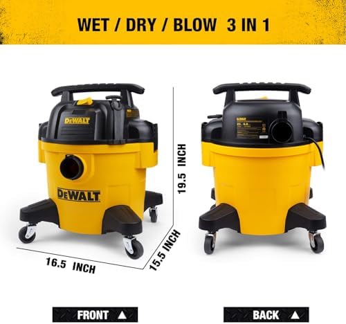 DEWALT DXV06PZ 4 Peak HP Shop Vacuum Wet/Dry, 6 Gal Shop Vac with Blower - Image 3