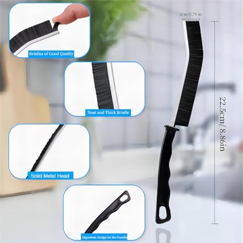 2Pcs Crevice Cleaning Brush Scrub Grout Cleaning Supplies Tools (Style 2) - Image 5