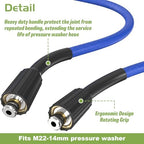 Super Flexible Pressure Washer Hose 25FT x 1/4" - Image 6