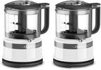 KitchenAid KFC3516WH 3.5 Cup Food Chopper, White (Pack of 2) by Unknown
