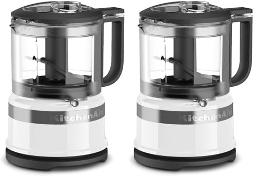 KitchenAid KFC3516WH 3.5 Cup Food Chopper, White (Pack of 2) by Unknown