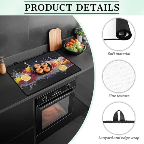 Colorful Mixed Fruit Splash Stove Top Cover for Electric Stoves - Image 6