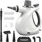 Saker Handheld Steam Cleaner New,Portable Steam Cleaner for Home,1050W Steam Cleaner,4 Fiber Cloths for Quick Heating & Deep Cleaning of Floors, Cars, and Kitchen by Saker