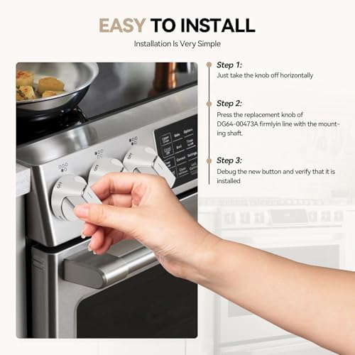 Prime W11122880 Range Knob Compatible with Whirlpool Gas Ranges WFG520S0 WFG745H0, WFG770H0, Replace W10862482,Whirlpool Gas Range Parts Cooktop Control Knobs 5 Pcs(W11122880 5PCS) - Image 4