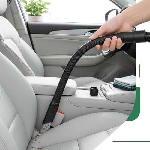 25" Flexible Vacuum Crevice Tool Attachment, Long Flat Slot Nozzle with Cleaning Brush Kit, Fits All 1-1/4" (32mm) & 1-3/8" (35mm) Vacuum Hoses, Ideal for Dryer Lint, Under Appliances, - Image 6