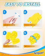 KEEPOW 4+1 Pcs Pads Compatible with Swiffer Reusable Pads with Handle Set - Image 3