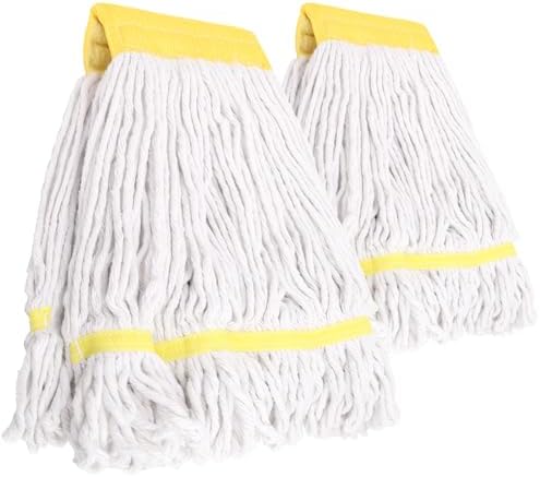 2 Pack Heavy Duty Mop Head Commercial Replacement,Industrial Heads Refill by KeFanta