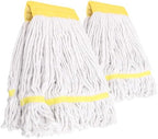 2 Pack Heavy Duty Mop Head Commercial Replacement,Industrial Heads Refill by KeFanta