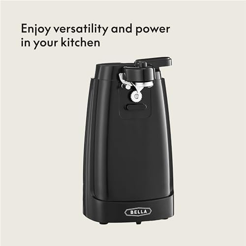bella Electric Can Opener and Knife Sharpener, Black - Image 6
