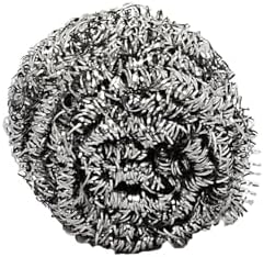 TrueCraftware-100g Stainless Steel Scrubber Ball Set of 12- for Cleaning Dishes Pans Pots Ovens Grills Stainless Steel Metal Scrubber for Kitchen Sinks Cleaning Steel Wool Pads - Image 4