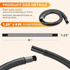 9196300 Flexible Hose for Shop-Vac Cleaner 1.25 Inch Diameter x 4 Ft Length - Image 2