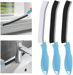 TQRR 3Pcs Hard Bristle Crevice Cleaning Brush-Thin Grout Scrub Brush by TQRR