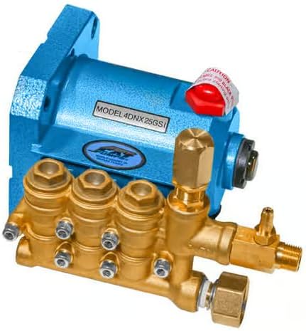 CAT Pumps 4DNX25GSI - 3000 PSI 2.5 GPM (3/4" Shaft) Triplex Pressure Washer Pump with Adjustable Unloader and Chemical Injector by AmericanPressureInc