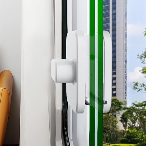 POCREATION Magnetic Window Cleaner, Double Sided Adjustable High Rise Tool with Ultra Fine Fiber Cloth and Silicone Squeegee, for 3 to 10mm Thickness Glass (D0310 (3-10mm)) - Image 5