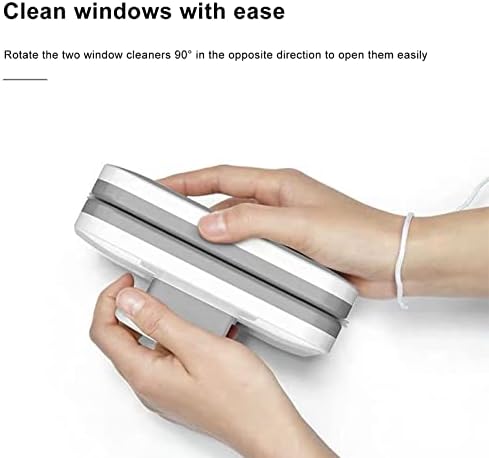Magnetic Window Wiper Cleaner, Double Glazed Magnetic Window Cleaner Adjustable Double-Side Glass Cleaning Accessory for Home High-Rise Glass Use - Image 4