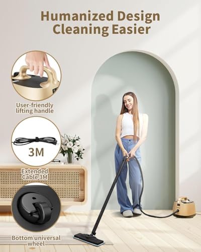 Steam Cleaner with 21 Accessories, 1.5L Capacity - Image 4