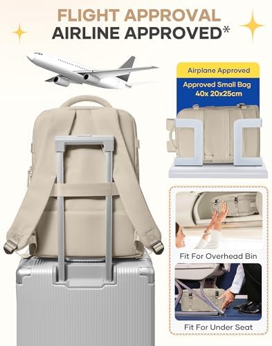 coofay Large Travel Backpack For Women Men Airline Approved Carry On Backpack Flight Approved Waterproof Sports Luggage Backpack Casual Daypack Hiking Backpack - Image 7