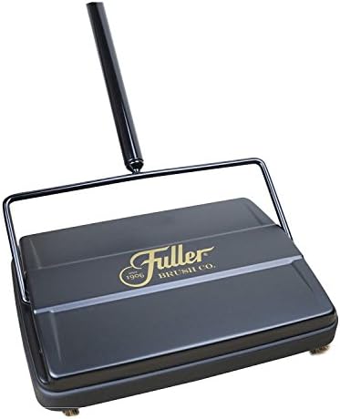 Fuller Brush 17027 Electrostatic Carpet & Floor Sweeper - 9" Cleaning Path - Lightweight - Ideal for Crumby Messes - Works On Carpets & Hard Floor Surfaces - Black by FullerBrush
