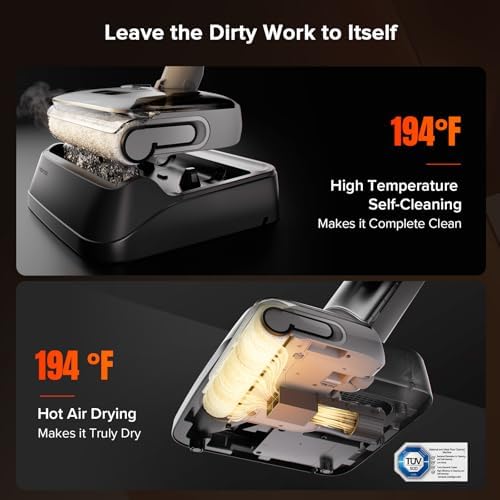 roborock F25 GT Set Cordless Wet Dry Vacuum Cleaner and Mop with 2 Brushes - Image 4