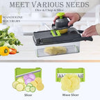 Vegetable Chopper Mandoline Slicer Home Kitchen Appliance Essential Gadget - Image 4