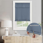 NICETOWN Stone Blue Thermal Insultaed Blackout French Door Curtain - Image 3
