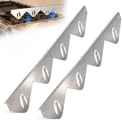 2 Pack 14.9"-29.5" Adjustable Stainless Steel Stove Gap Covers by WAWINYAirVentFilters