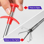 Drain Clog Remover Snake Tool for Hair and Debris, Unclog Toilet, Sink, Shower, Bathtub, Sewer - Image 6