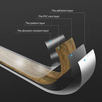 Art3d Wood Texture Peel and Stick Vinyl Floor Planks, 36-Pack, Ashtree - Image 6