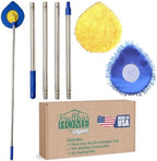 CHOMP Long Handle Wall Cleaner, 5 Minute CleanWalls Extendable Wall Washer, Ceiling Cleaner, Baseboard Duster, Telescoping Dry Dust and Wet Wash Cleaning Mop with Washable Microfiber Pad by CHOMPHealthierHome