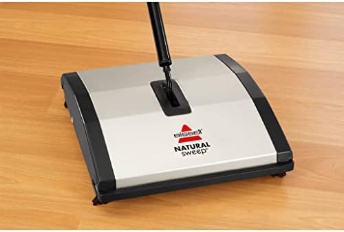 Bissell Natural Sweep Carpet and Floor Sweeper with Dual Brush Rotating System and 2 Corner Edge Brushes, 92N0A, 4.2 lb. - Image 4