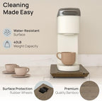 Ibyx Appliance Slider, Sliding Tray for Coffee Maker, 7.5x14.5 in, Brown - Image 4