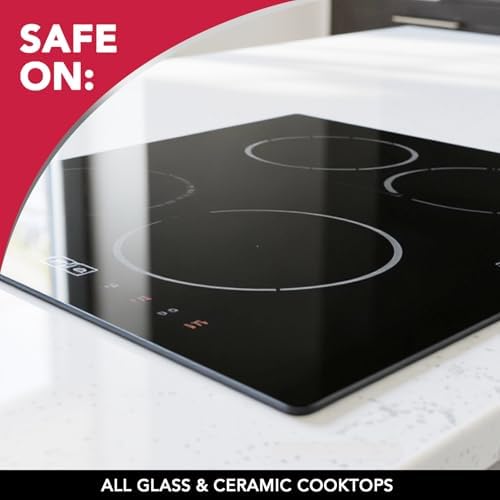 Weiman Cooktop Cleaner Paste, Easily Remove Burned-On Food, Grease and Watermarks, Leaving Your Glass Cook Top Sparkling - Image 6