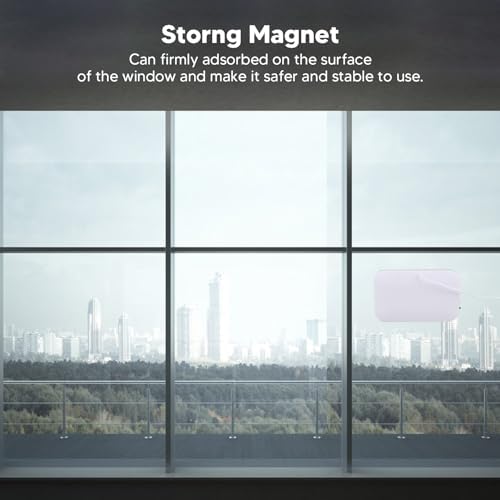 Window Cleaner, Magnetic Glass Cleaner Window Washer Glass Wiper Magnetic Cleaning Tools Magnetic Glass Brush Outside Window Cleaner Tool for Home - Image 3